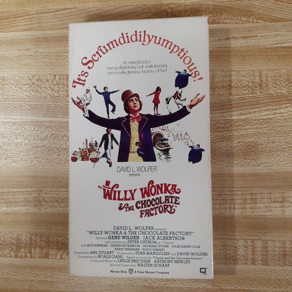 Willy Wonka & The Chocolate Factory 1971 VHS Gene Wilder Cult Classic Roald Dahl